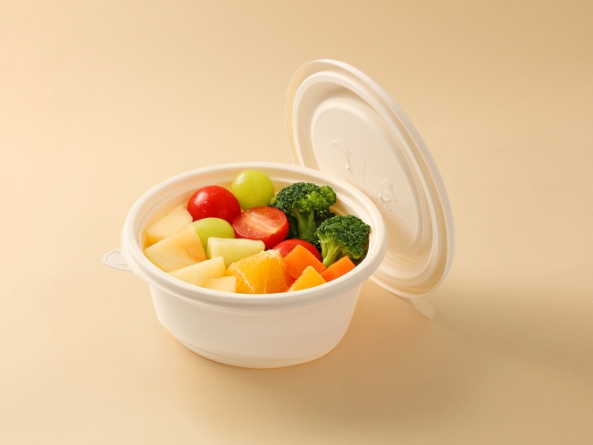 聚乳酸大号圆形餐盒（冬奥款）1250ml