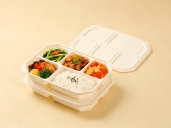 聚乳酸五格餐盒（冬奥款）1800ml