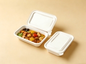 聚乳酸单格餐盒（冬奥款）650ml