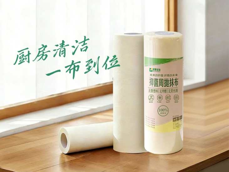 聚乳酸抑菌环保抹布